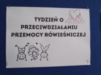 „Tydzień Przeciwdziałania Przemocy Rówieśniczej”